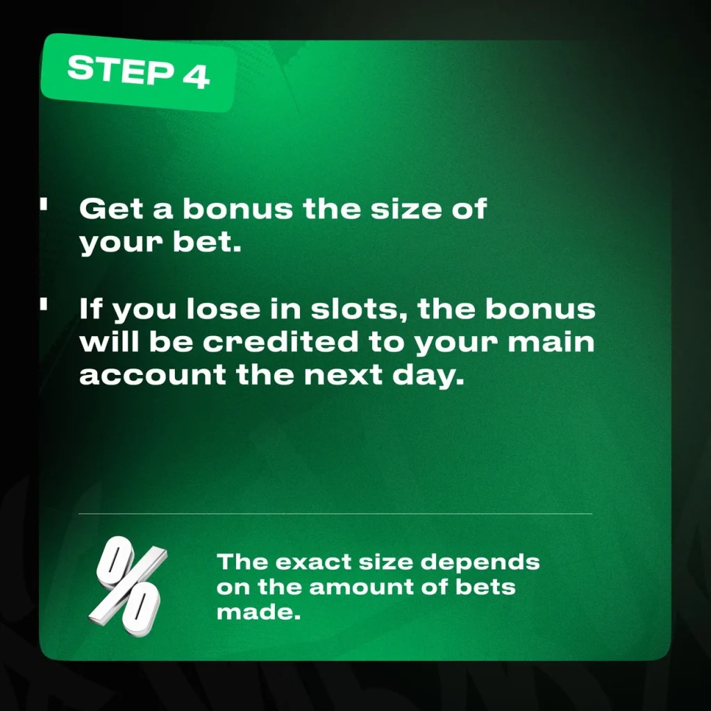 Get a bonus the size of your bet.